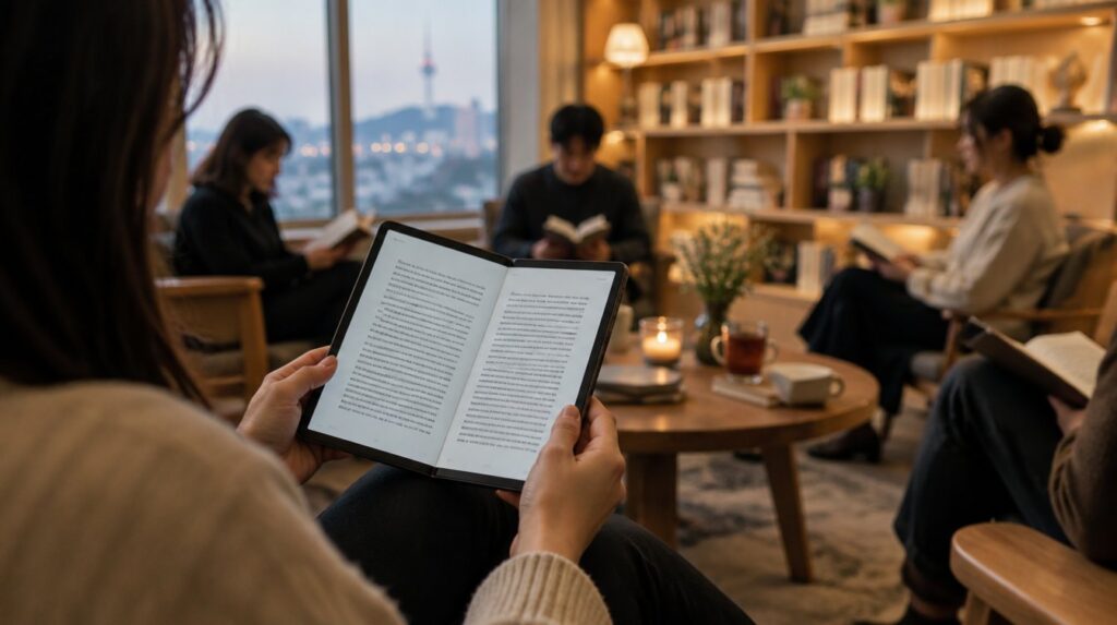삼성전자 갤럭시 Z 폴드8 북토크 개최, 민음사와 텍스트힙 트렌드 맞손