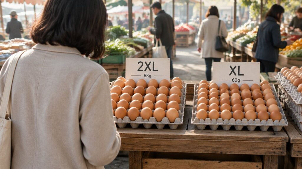 계란 규격 명칭, '왕·특'에서 '2XL·XL'로 바뀌는 조건과 날짜