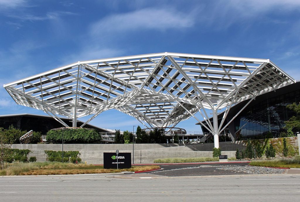 Nvidia — NVIDIA headquarters at 2788-2888 San Tomas Expressway in Santa Clara, California.